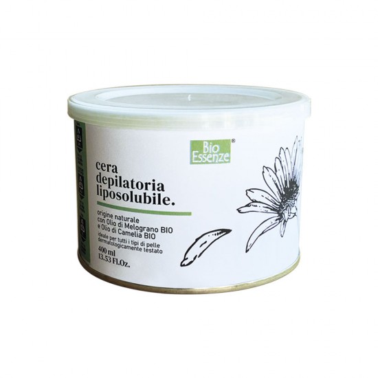 cera depilatoria vaso 400ml bioessenze depilazione