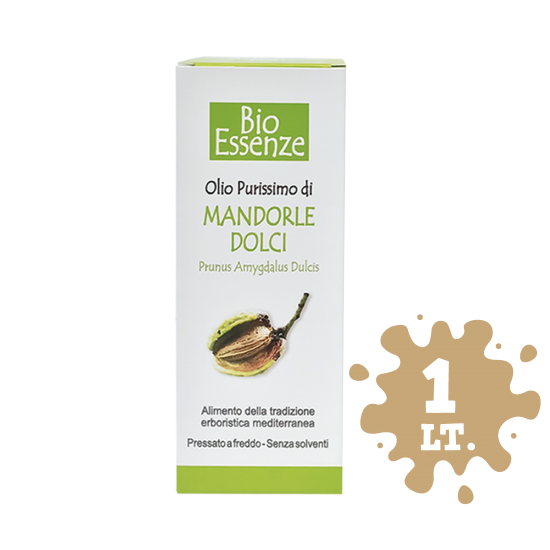Olio Di Mandorle Dolci Purissimo 1 Litro Bioessenze Olio Di Mandorle Dolci Purissimo 1 Litro Bioessenze
