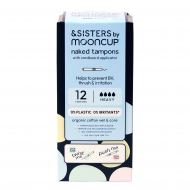  tampone cotone con applicatore flusso abbondante 12 pz mooncup