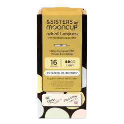 tampone cotone con applicatore flusso leggero 16 pz mooncup 