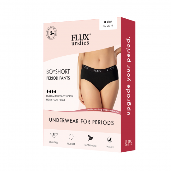 Mutande Mestruali Flusso Abbondante Classic - Boyshort Fluxies