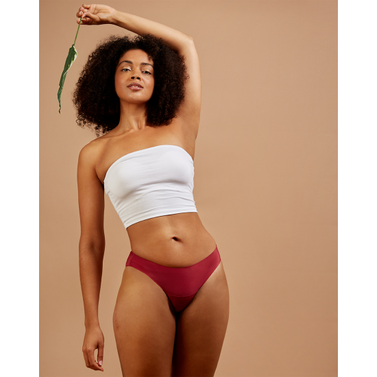 Mutande Mestruali Flusso Leggero Rosa Cipria Seamless - Cheeky Fluxies