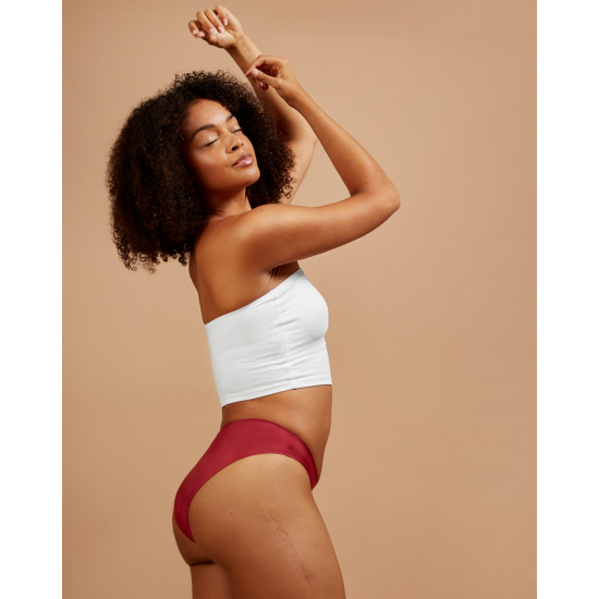 Mutande Mestruali Flusso Leggero Rosa Cipria Seamless - Cheeky Fluxies