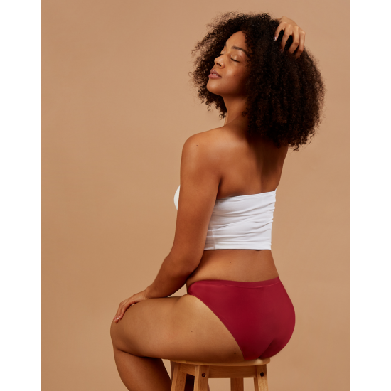 Mutande Mestruali Flusso Leggero Rosa Cipria Seamless - Cheeky Fluxies