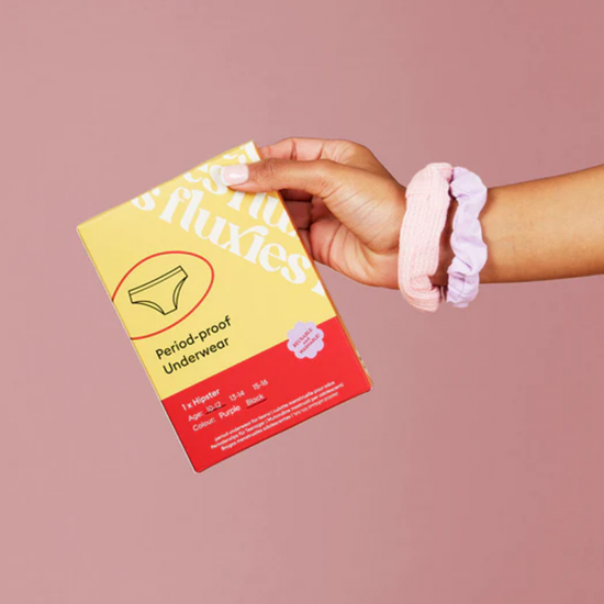Mutande Mestruali Flusso Abbondante Teen Hipster Lilla Fluxies 